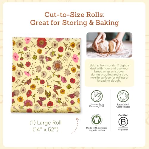 Beeswax Wrap Roll (5 Sq Ft)