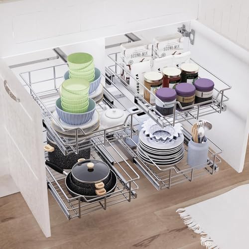 Pull Out Cabinet Organizer 18" W X 22" D