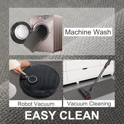 Kitchen Mat Rubber Backing Cushioned Non Slip Kitchen Rugs for Floor