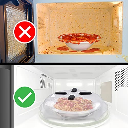 Magnetic Microwave Splatter Cover for Food (2 Count)