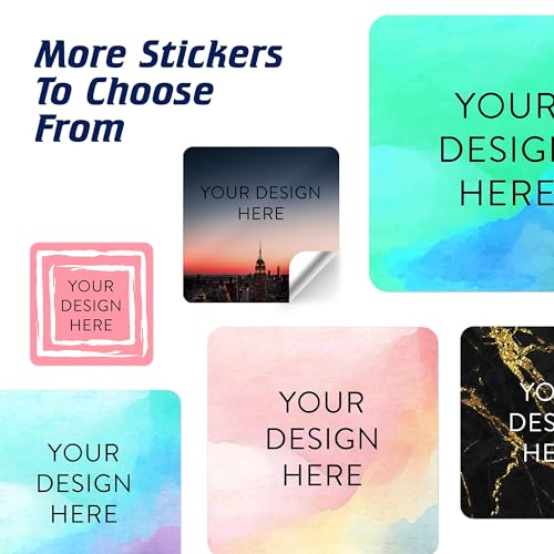 100 Custom Vinyl Stickers (100 Count)