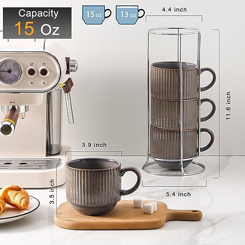 Porcealin Coffee Mugs (4 Count)