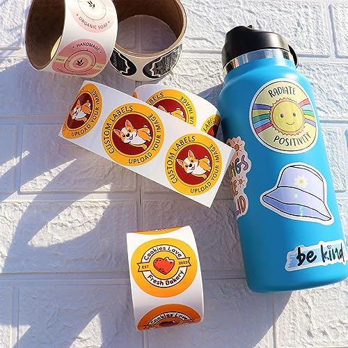 Premium Gloss BOPP Custom Sticker Rolls