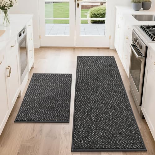 Kitchen Rugs Set of 2 Non