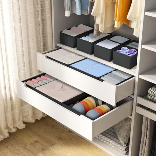Drawer Organizer Clothes 6 Pack (6 Count)