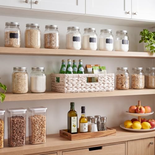 Large Wicker Storage Baskets for Shelves