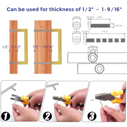 Gold Cabinet Handles Solid Cabinet Pulls