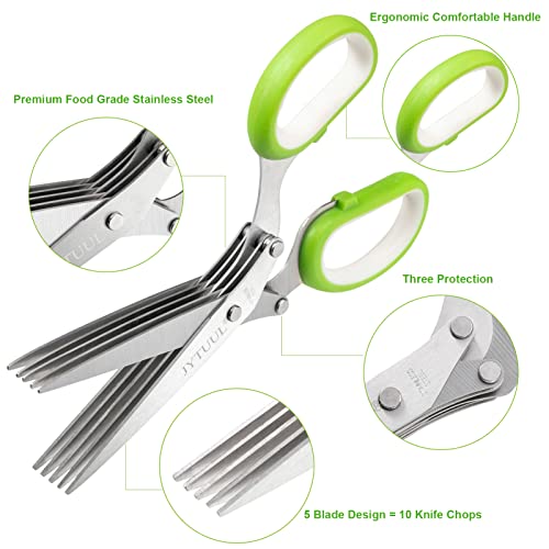 5 Blades Herb Scissors