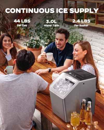 Ice Maker Countertop 44lbs