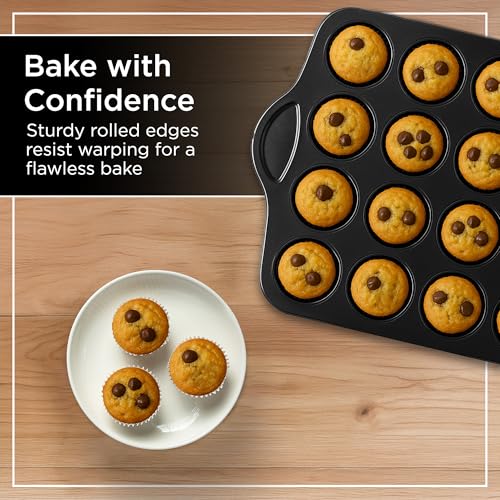 Mini Muffin Pan 24 Cup Set of 2 (2 Count)