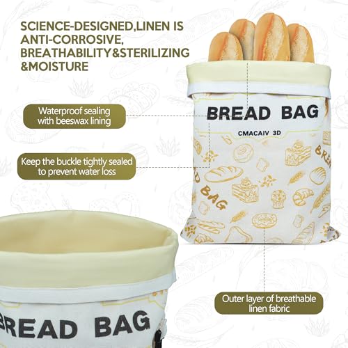 2 Pack Beeswax Bread Bag (2 Count)