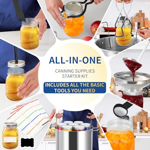 Canning Supplies Starter Kit with Canning Rack