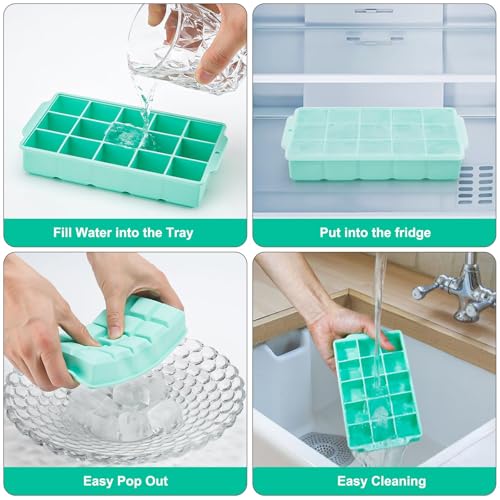 Silicone Ice Cube Tray (2 Count)