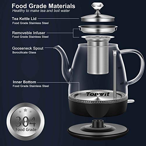 1L Glass Electric Kettle