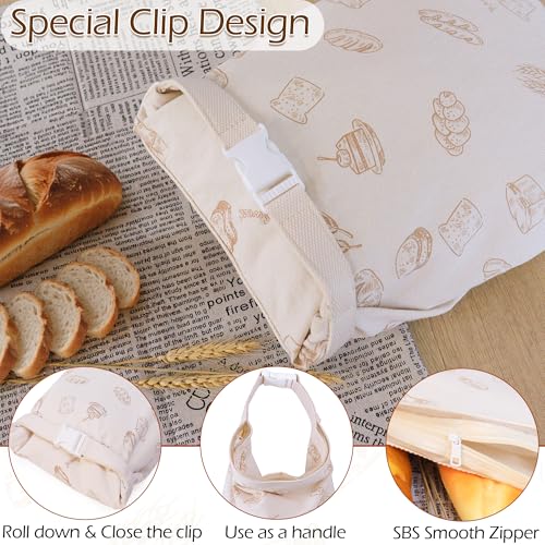 Reusable Linen Bread Bags for Sourdough & Homemade Bread