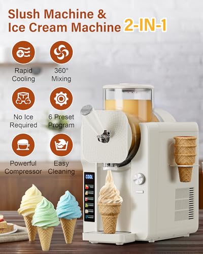 Slush Machine & Ice Cream Maker Machine 2