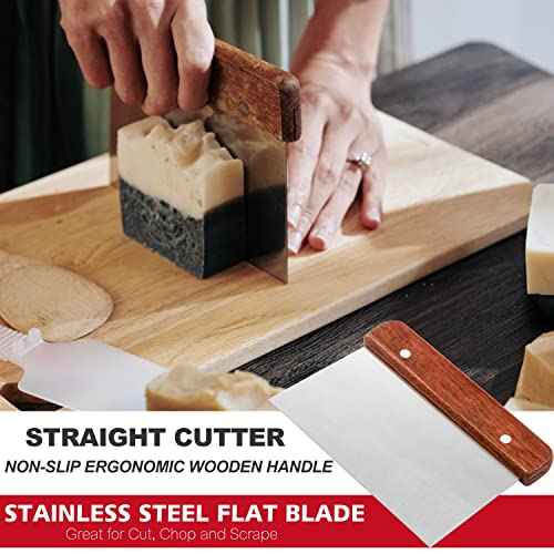 2 pcs Rectangular Soap Molds Kit with Cutters