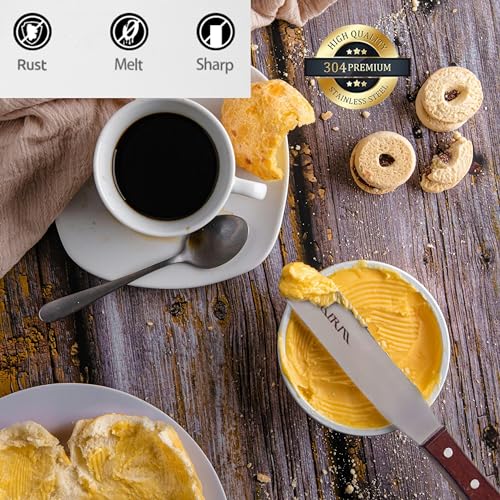 Straight Icing Spatula Stainless Steel Baking Set of 6"