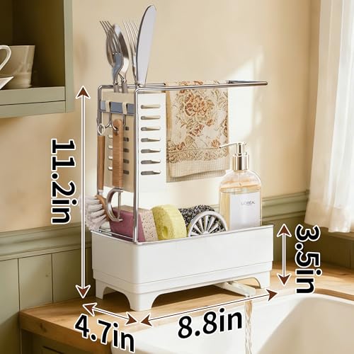 2 Tier Sponge Holder for Kitchen Sink Caddy Organizer