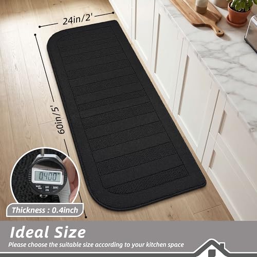 24x60 in Kitchen Rugs Non Slip Washable Kitchen Runner Rug (10 Sq Ft)