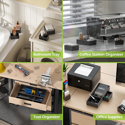 Bamboo Drawer Organizer (8 Count)