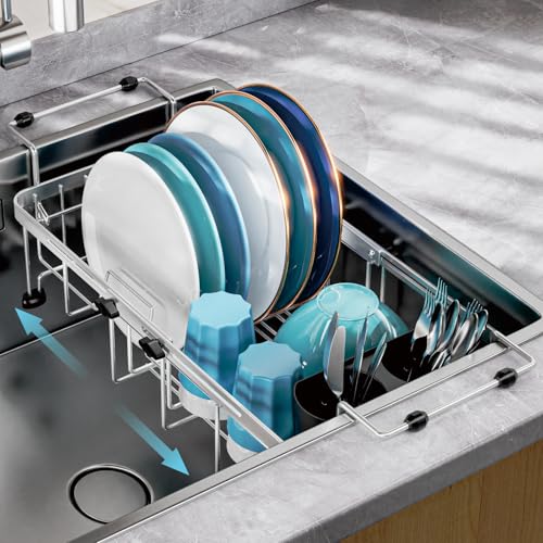 Small Over the Sink Dish Drying Rack