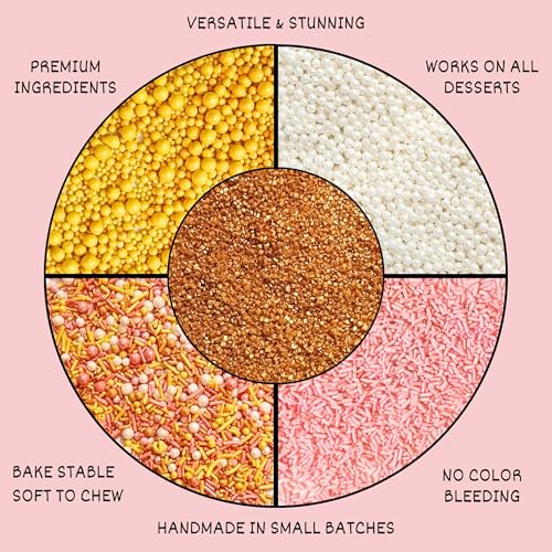 Sprinkles 5 Pack Assorted Cake Decorating Mix (5 Ounce)