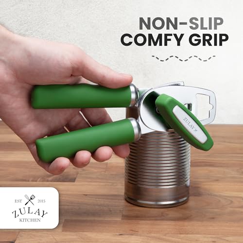 Heavy Duty Stainless Steel Can Opener Manual with Bottle Opener
