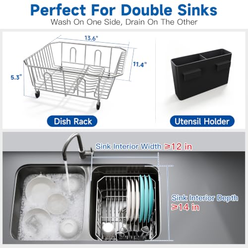 in Sink Dish Drying Rack