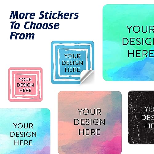 Custom Vinyl Stickers Your Image (100 Count)