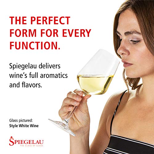 Style Crystal White Wine Glasses Gift Set (4 Count)