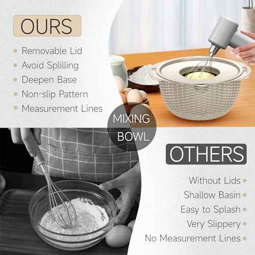 4 1 Colander with Bowl & Spoons Set