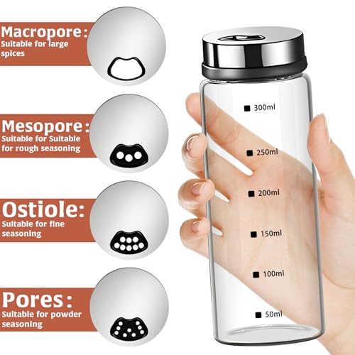 2Pcs Large Salt & Pepper Shakers (2 Count)