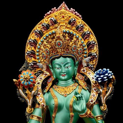 Handmade Copper Buddha Statue Indoor