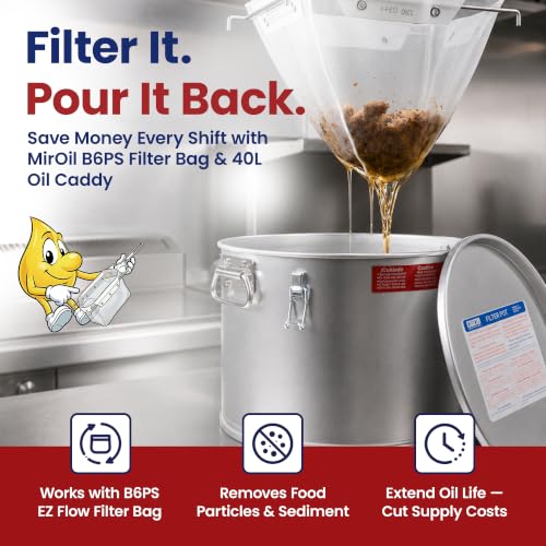 5 Gallon Oil Grease Bucket & Filter Pot