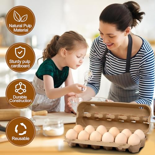 25 Pack Empty Egg Cartons 12 Count
