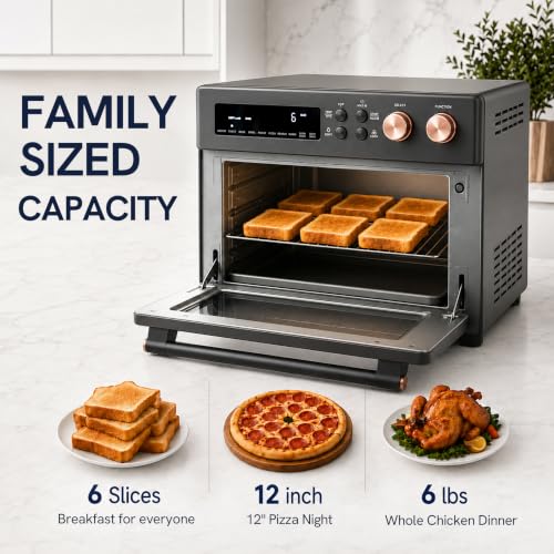 Infrared Heating 26.3 QT Air Fryer Toaster Oven