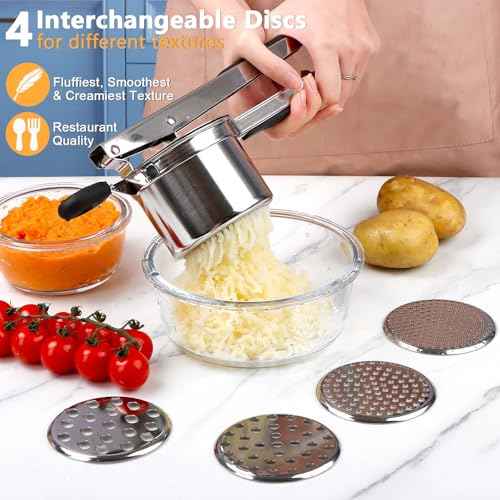 Potato Ricer With 4 Discs