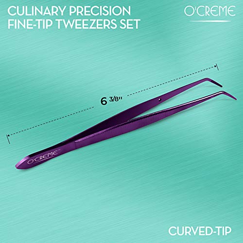 Curved Tweezers 6.25 Inch Fine
