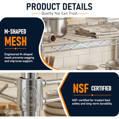 5 Tier Wire Shelf