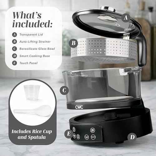 Glass Mini Low Carb Rice Cooker