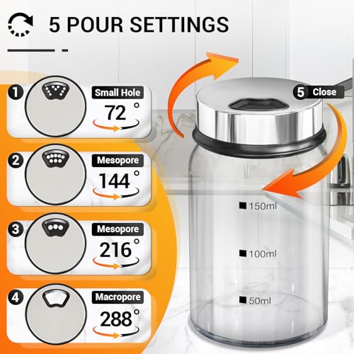 Spice Jars with Labels (6 Count)