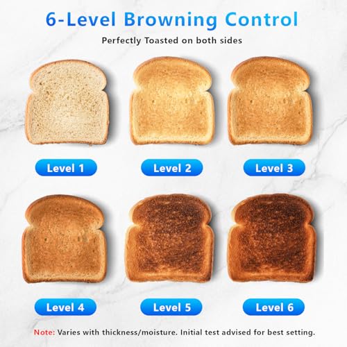 4 Slice Long Slot Touch Screen Toaster