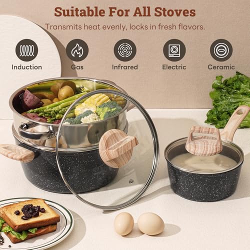 Pots and Pans Set Non Stick