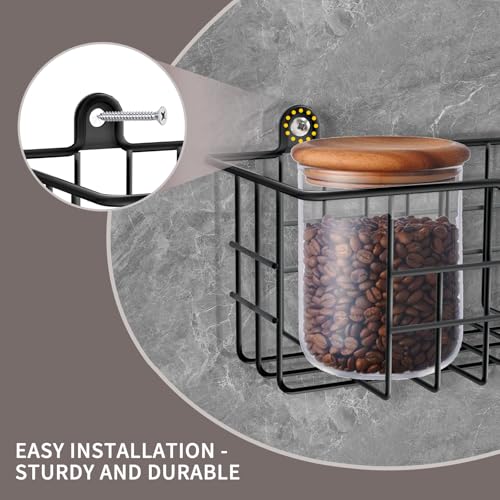Spice Rack Organizer Wall Mount (2 Count)