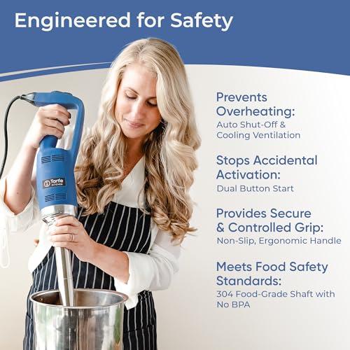 TK Commercial Immersion Blender 750W Heavy Duty for Restaurants