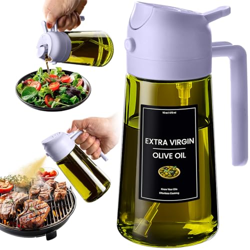 16oz 470ml Olive Oil Dispenser for Kitchen with Stickers