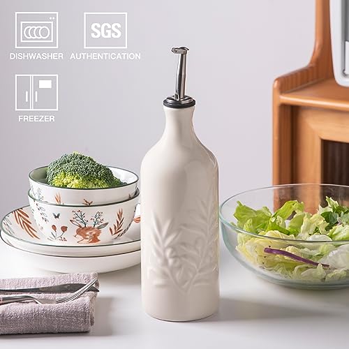 Sweejar Ceramic Olive Oil Dispenser Bottle