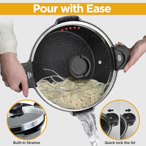 5QT Pasta Pot with Strainer Lid