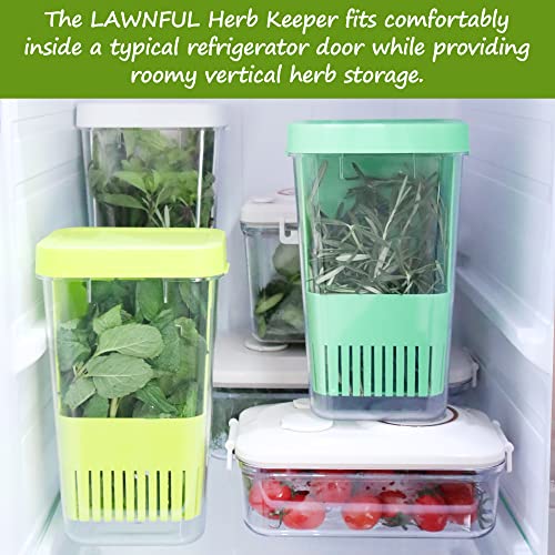3 Pack Fresh Herb Keeper for Refrigerator